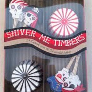 24 CUPCAKE/TOPPERS KIT- MERI SHIVER ME TIMBERS